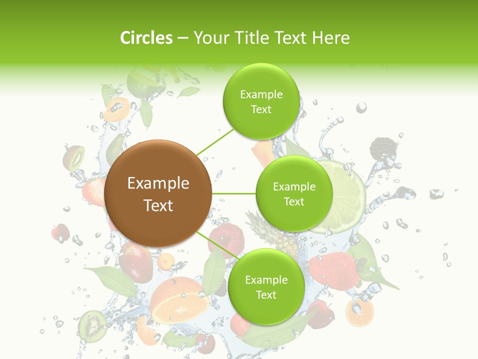 Blackberry Abstract Segment PowerPoint Template