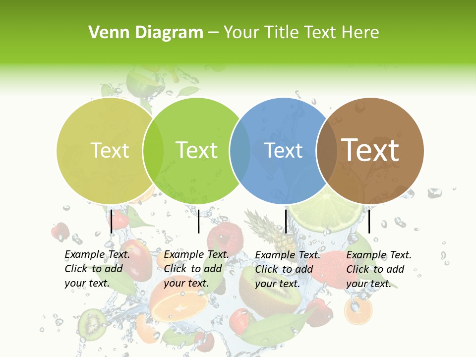 Blackberry Abstract Segment PowerPoint Template