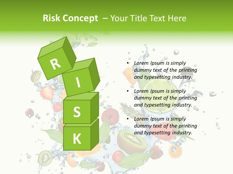 Blackberry Abstract Segment PowerPoint Template