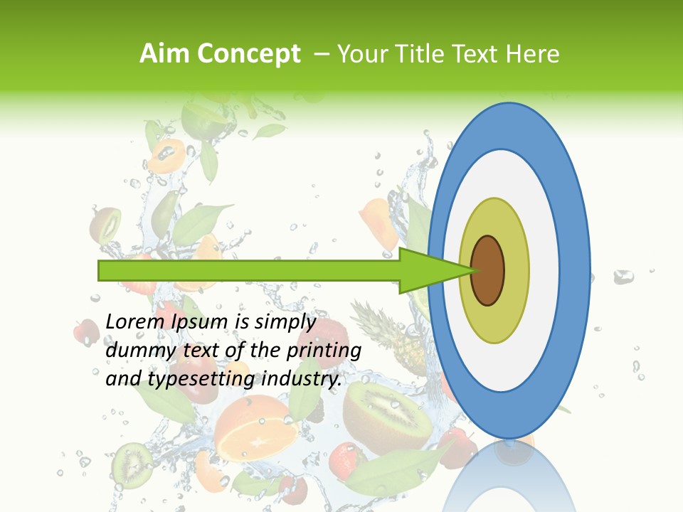 Blackberry Abstract Segment PowerPoint Template