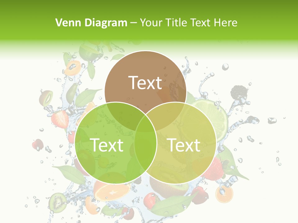 Blackberry Abstract Segment PowerPoint Template