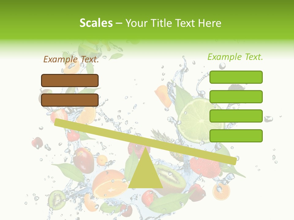 Blackberry Abstract Segment PowerPoint Template