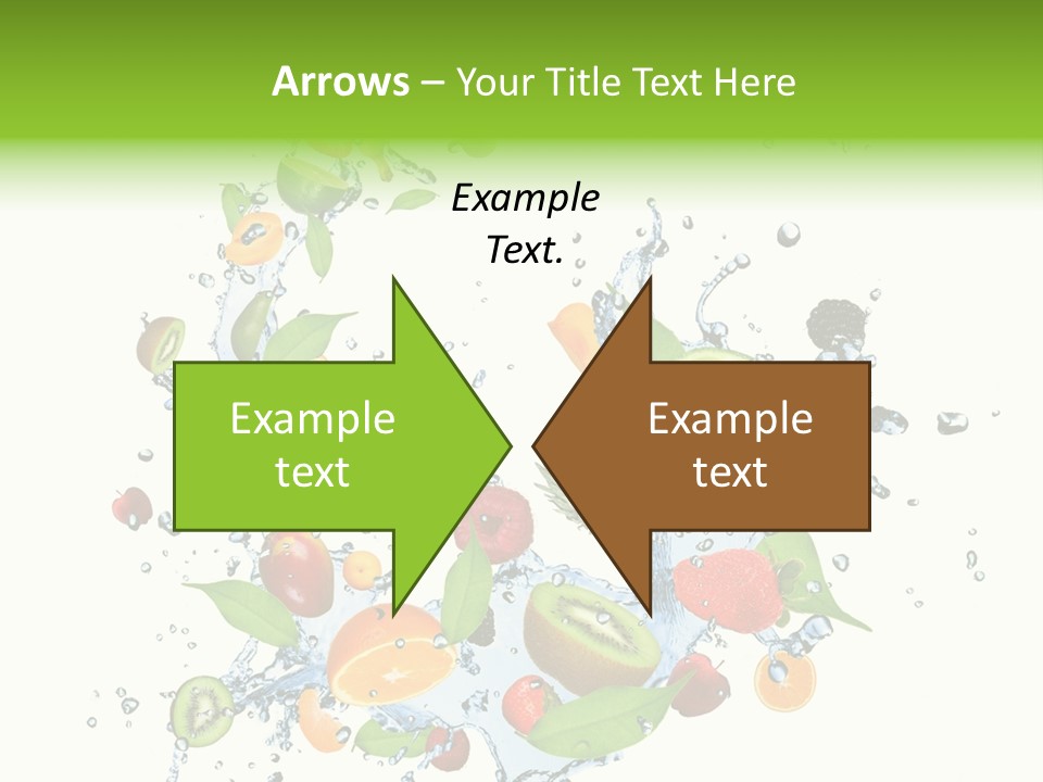 Blackberry Abstract Segment PowerPoint Template