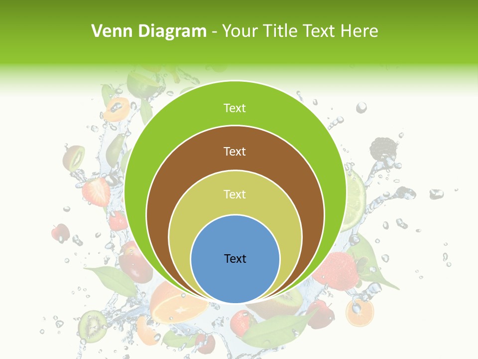 Blackberry Abstract Segment PowerPoint Template