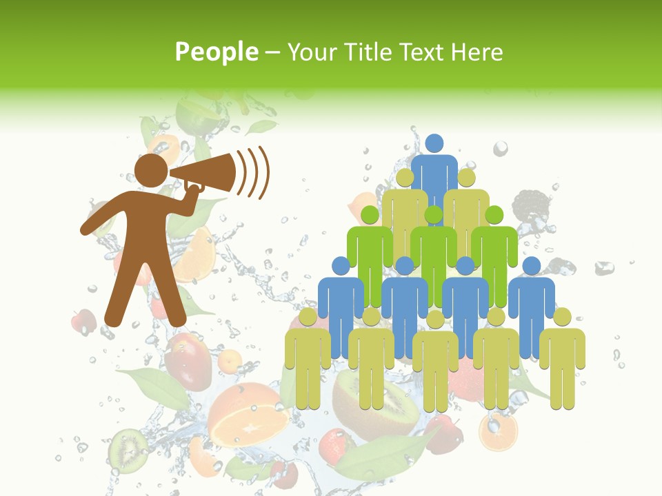 Blackberry Abstract Segment PowerPoint Template