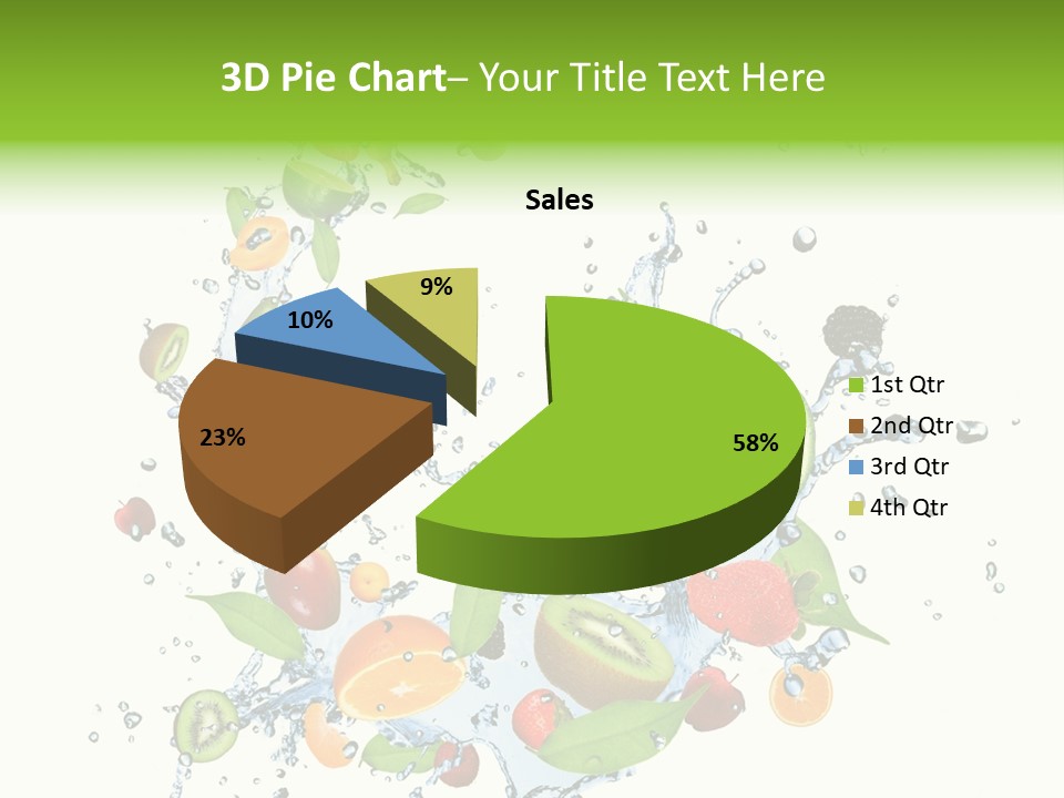 Blackberry Abstract Segment PowerPoint Template