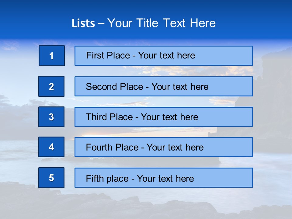 Coast Site Marine PowerPoint Template
