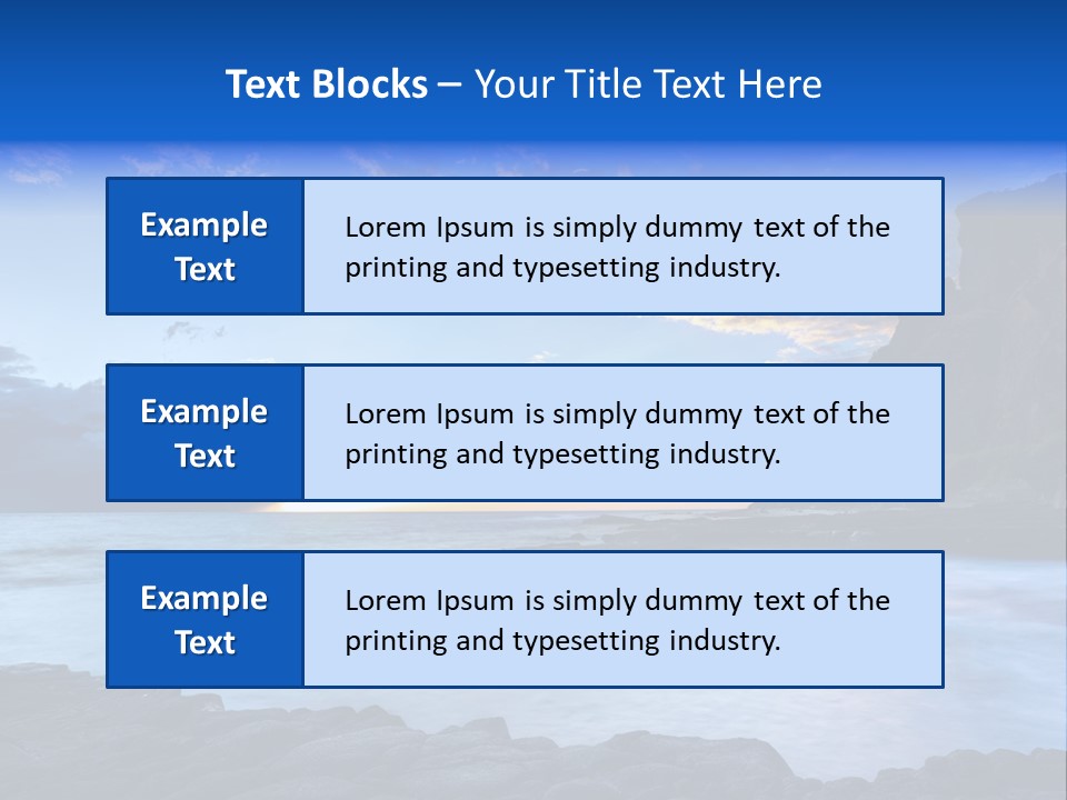 Coast Site Marine PowerPoint Template