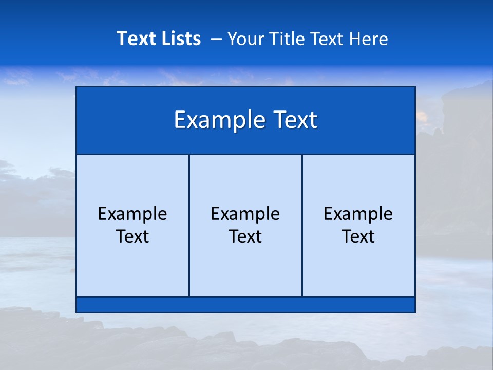 Coast Site Marine PowerPoint Template