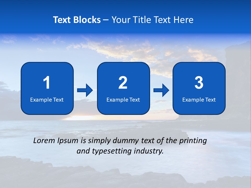 Coast Site Marine PowerPoint Template