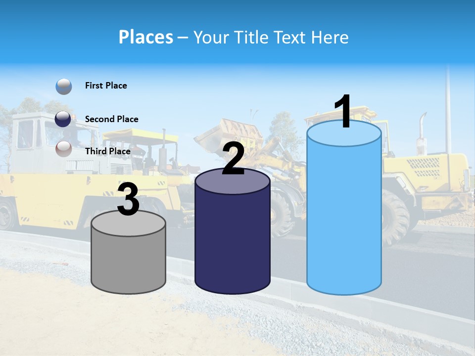 Crew Vehicle Paver PowerPoint Template