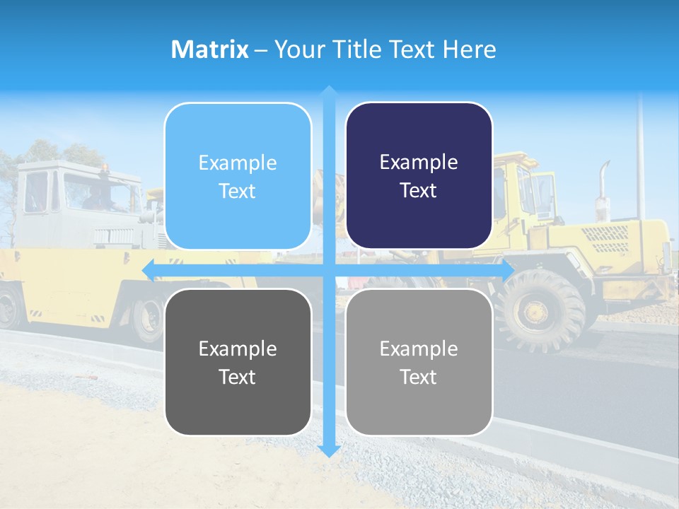 Crew Vehicle Paver PowerPoint Template