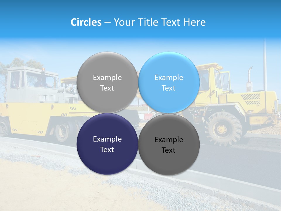 Crew Vehicle Paver PowerPoint Template