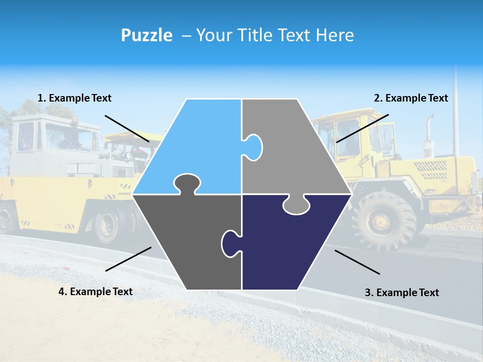 Crew Vehicle Paver PowerPoint Template