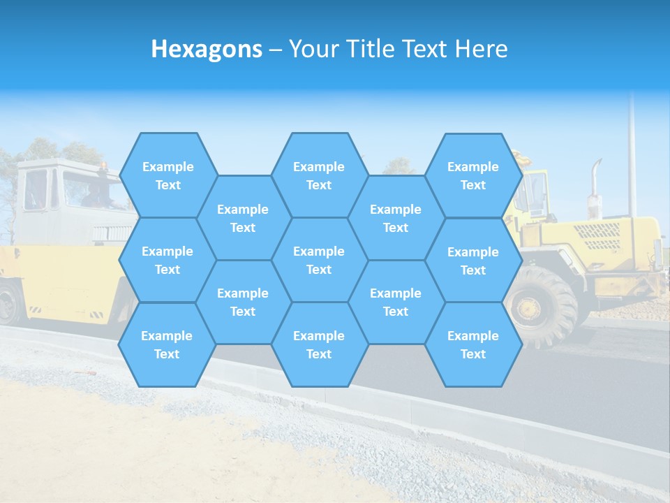 Crew Vehicle Paver PowerPoint Template