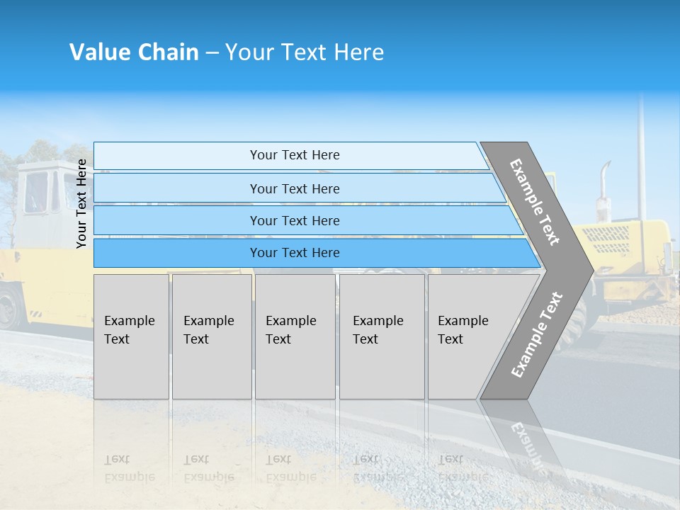 Crew Vehicle Paver PowerPoint Template