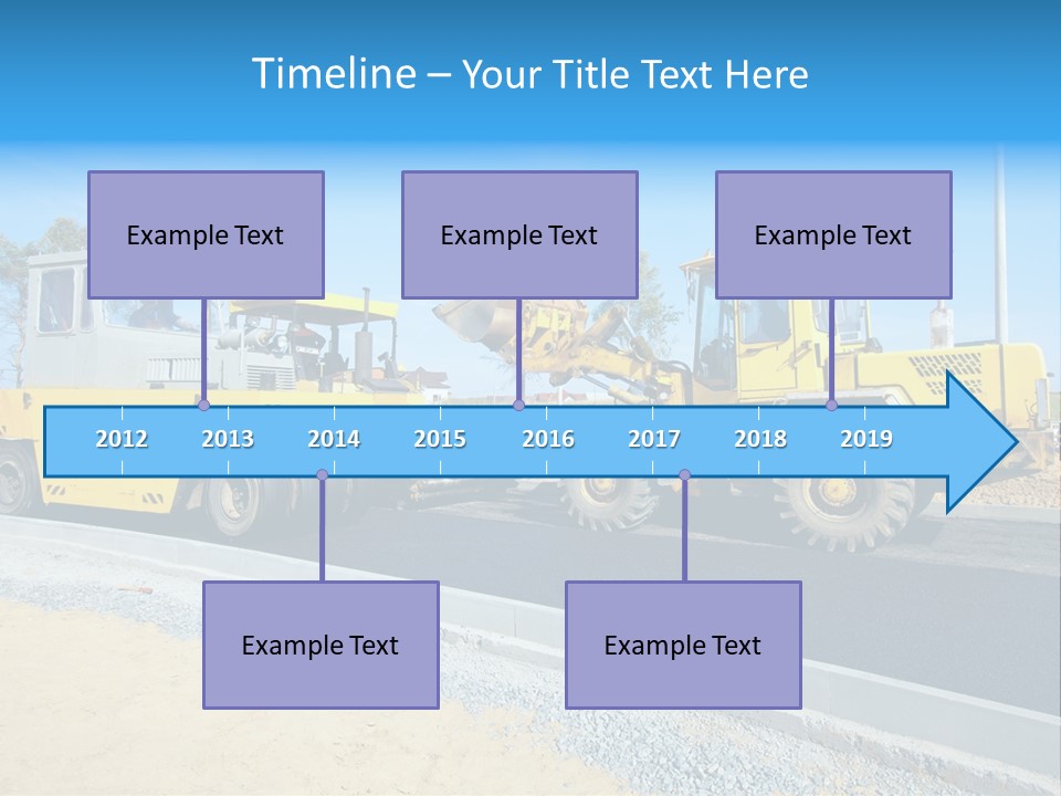 Crew Vehicle Paver PowerPoint Template