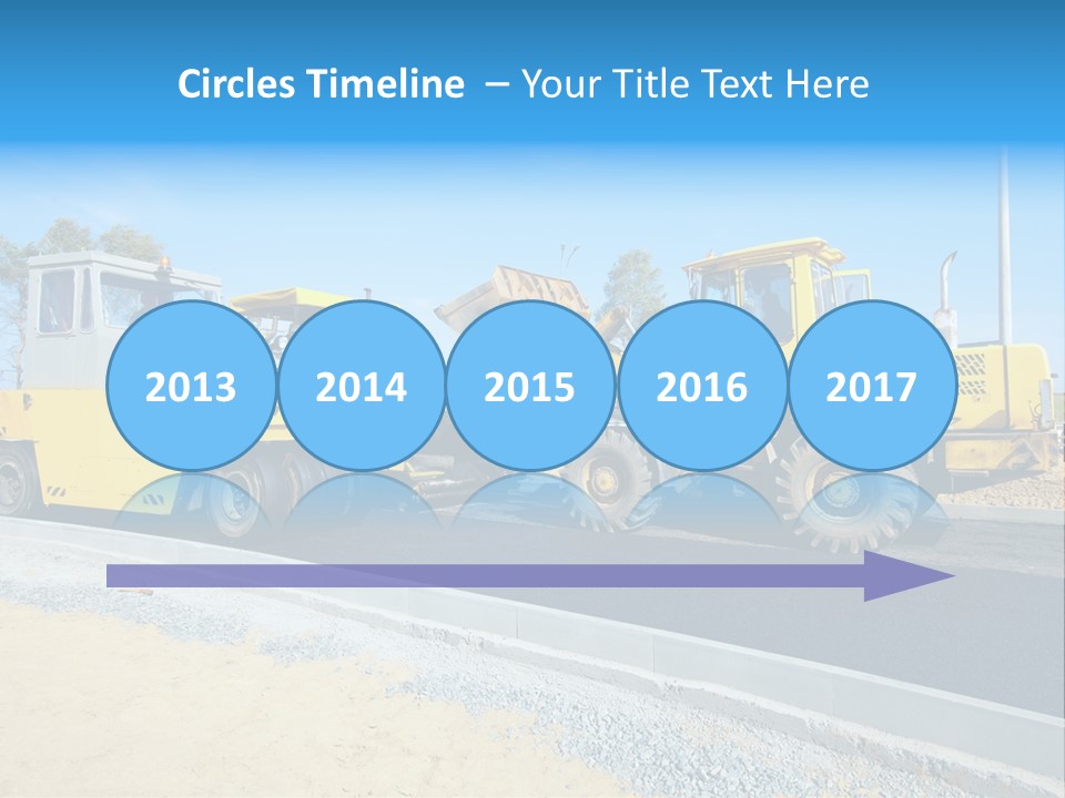 Crew Vehicle Paver PowerPoint Template