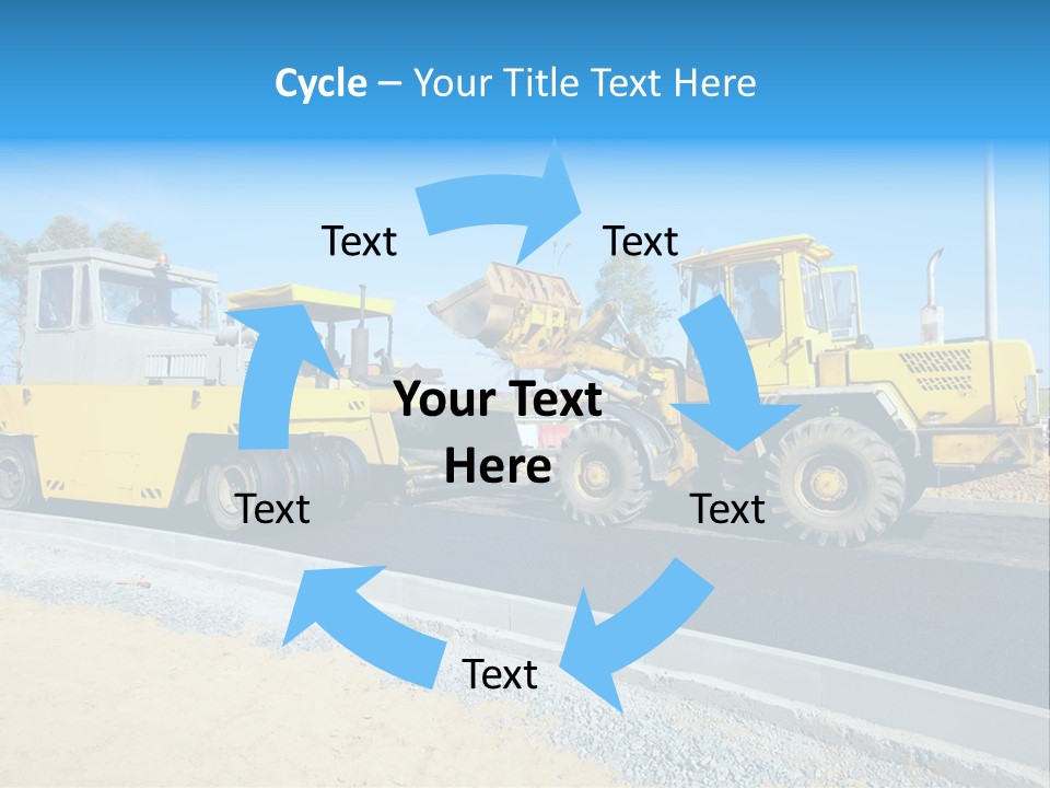 Crew Vehicle Paver PowerPoint Template