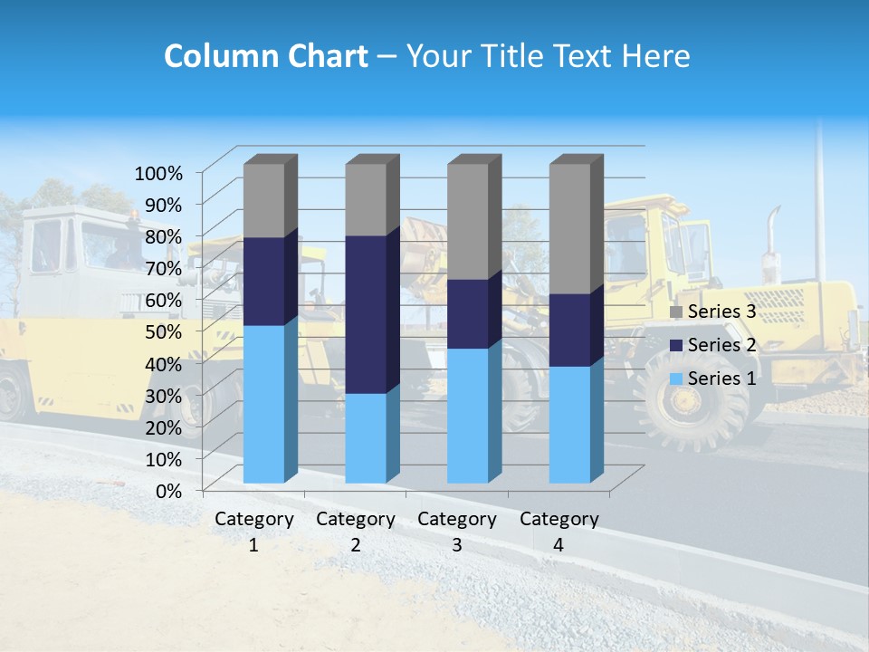 Crew Vehicle Paver PowerPoint Template