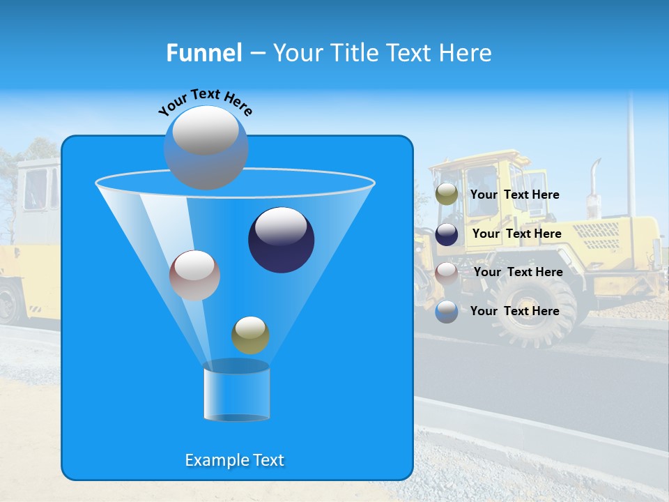 Crew Vehicle Paver PowerPoint Template