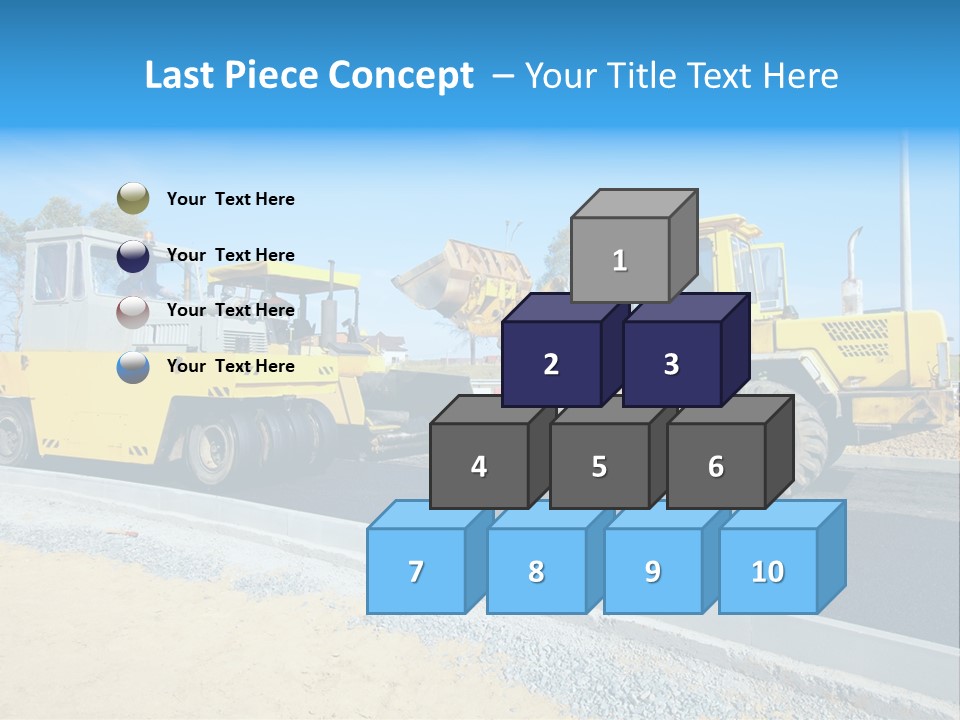 Crew Vehicle Paver PowerPoint Template