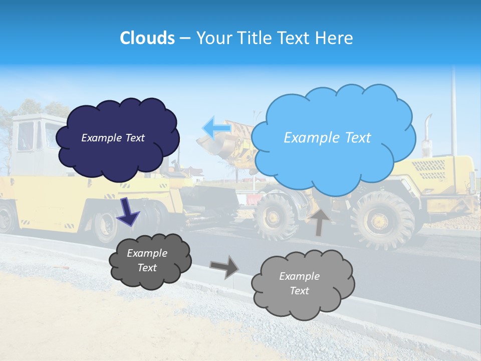 Crew Vehicle Paver PowerPoint Template