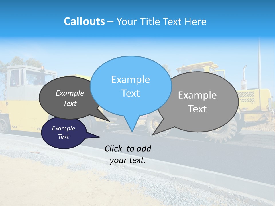 Crew Vehicle Paver PowerPoint Template