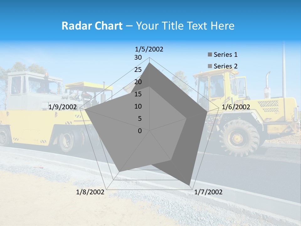Crew Vehicle Paver PowerPoint Template