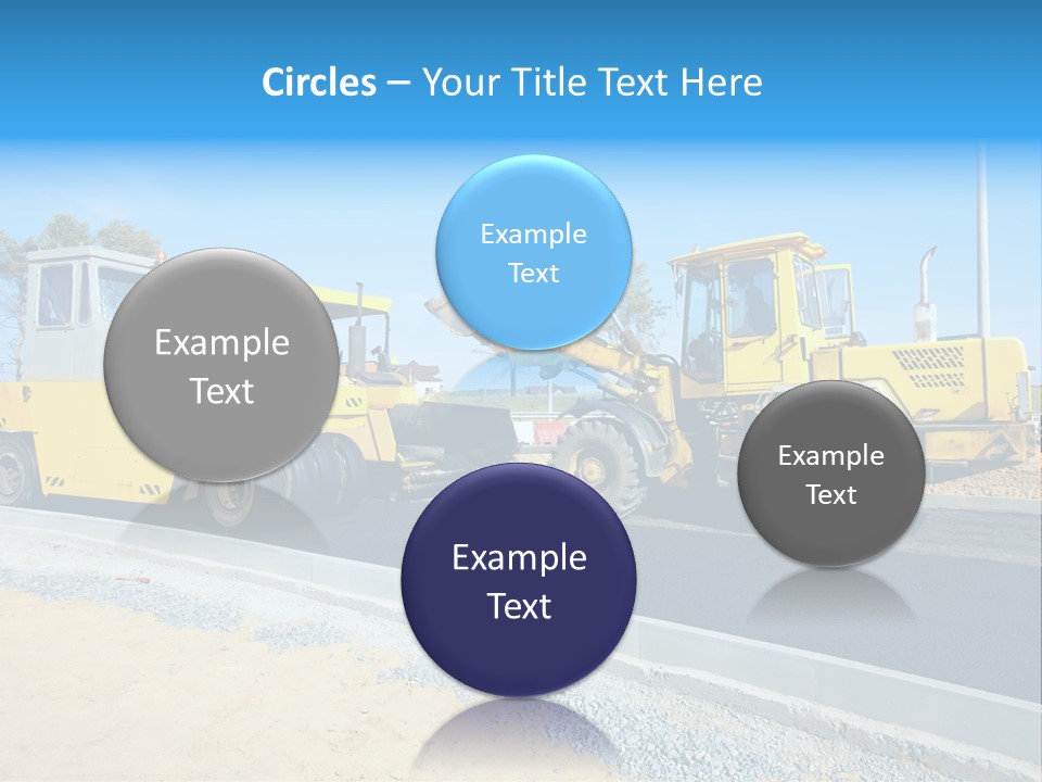 Crew Vehicle Paver PowerPoint Template