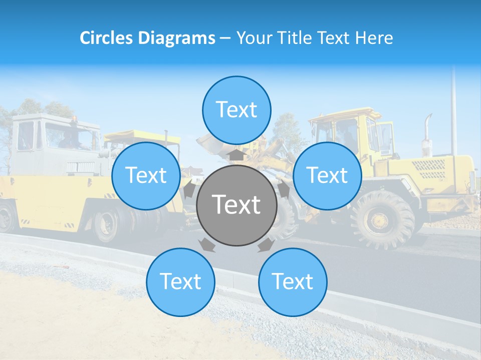 Crew Vehicle Paver PowerPoint Template