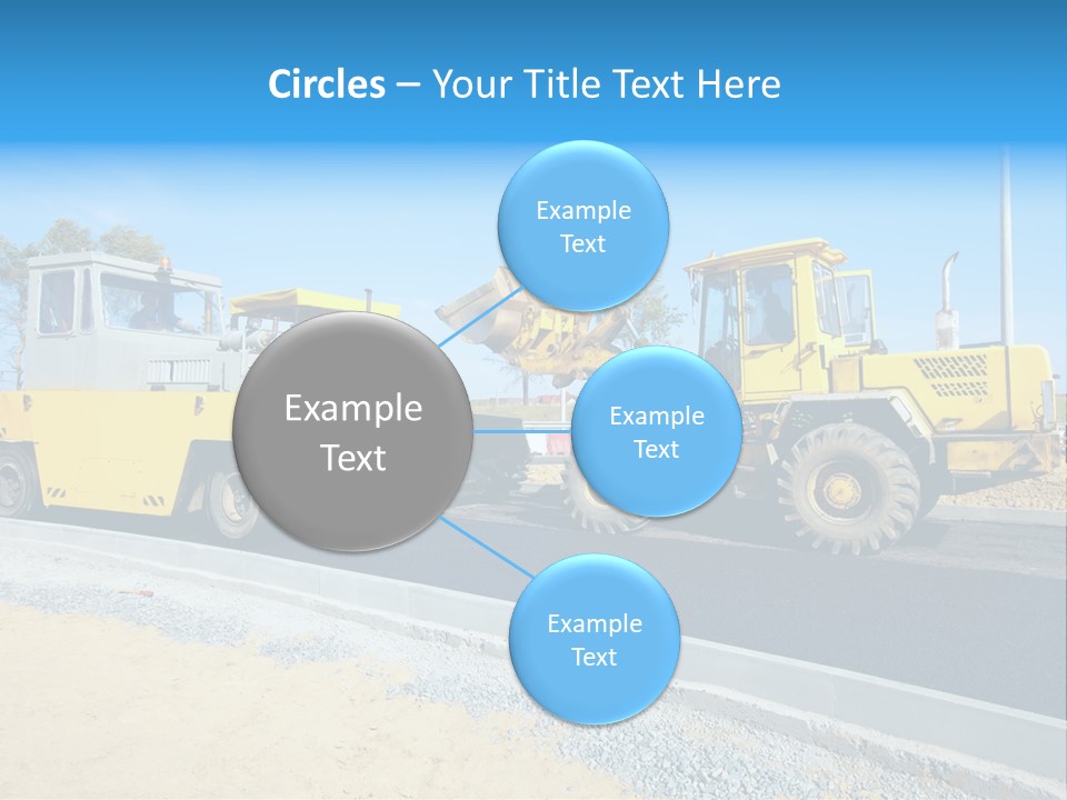 Crew Vehicle Paver PowerPoint Template