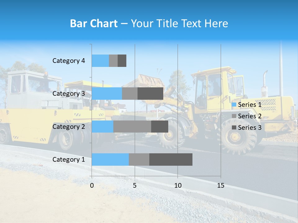 Crew Vehicle Paver PowerPoint Template