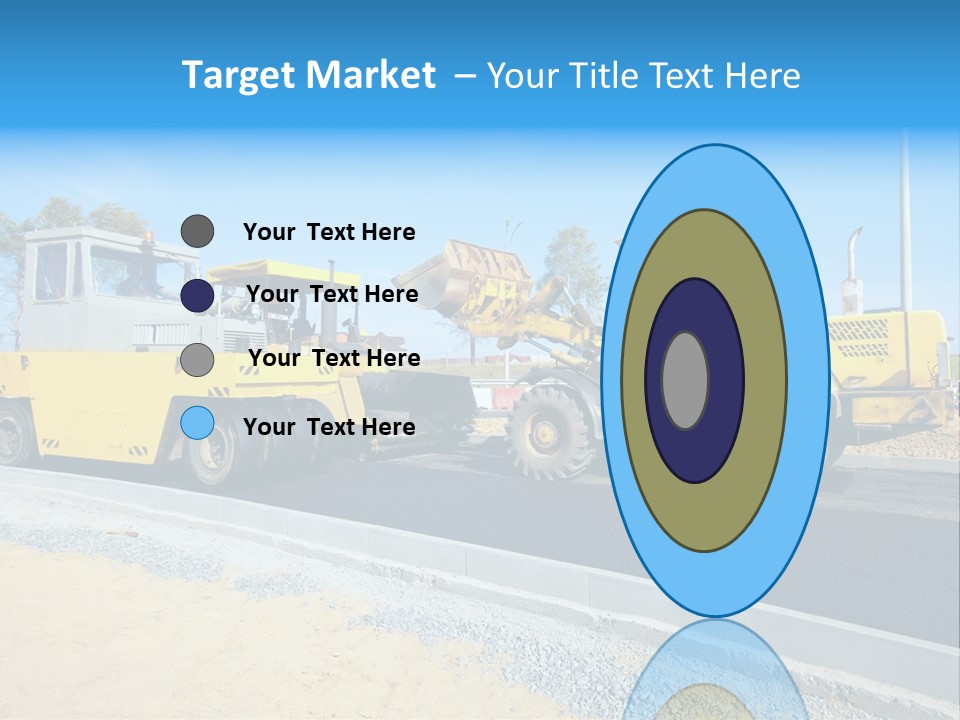 Crew Vehicle Paver PowerPoint Template