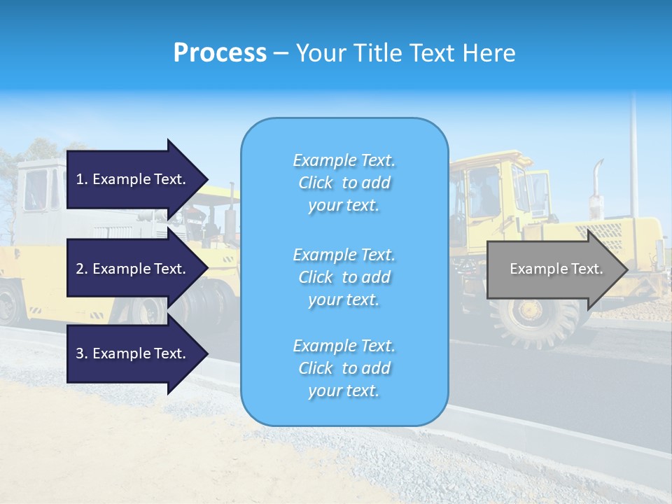 Crew Vehicle Paver PowerPoint Template