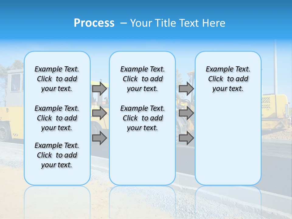 Crew Vehicle Paver PowerPoint Template
