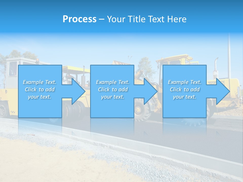 Crew Vehicle Paver PowerPoint Template