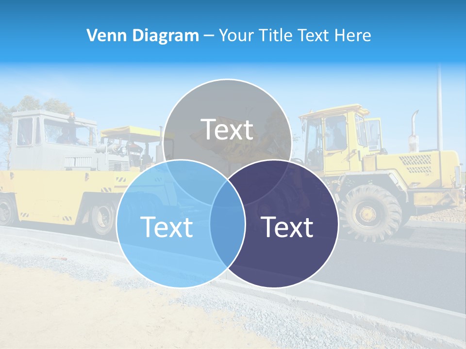 Crew Vehicle Paver PowerPoint Template