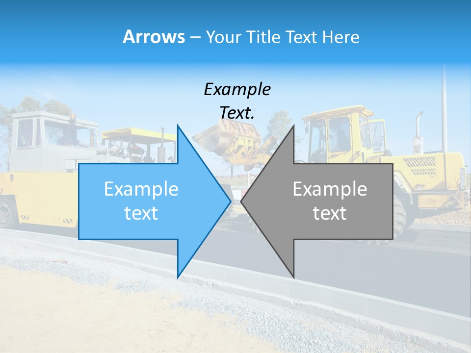 Crew Vehicle Paver PowerPoint Template