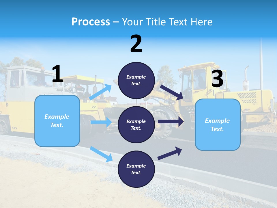 Crew Vehicle Paver PowerPoint Template