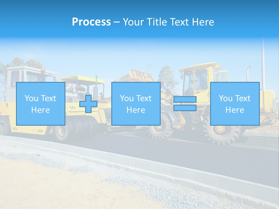 Crew Vehicle Paver PowerPoint Template