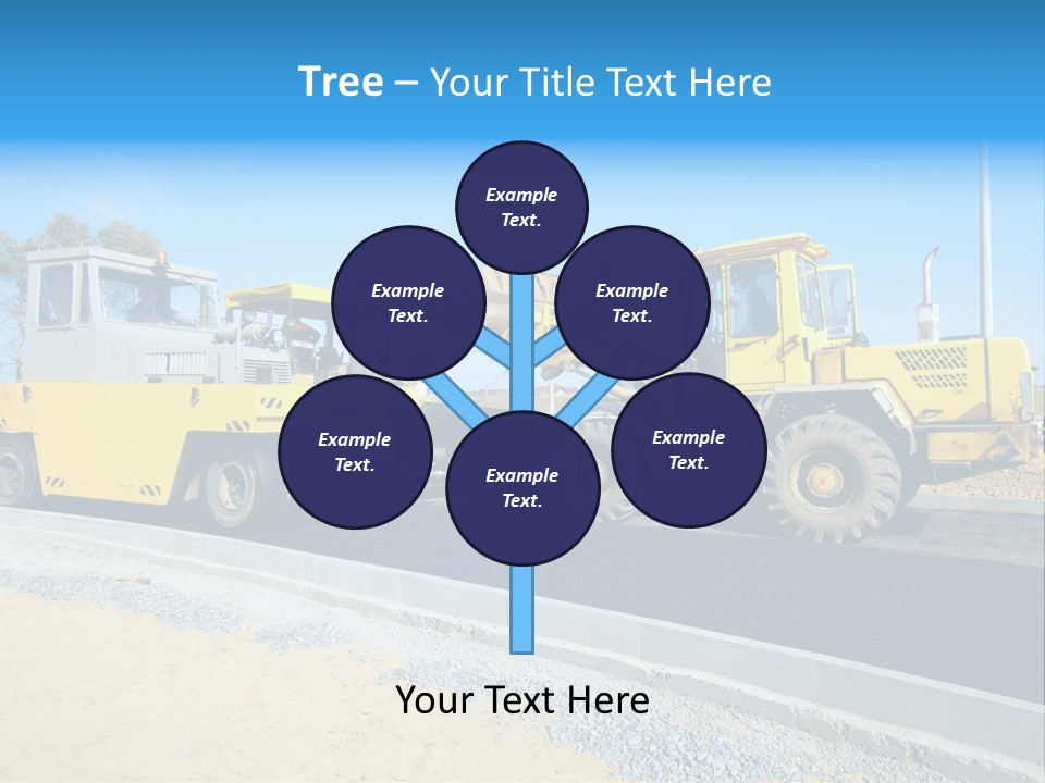 Crew Vehicle Paver PowerPoint Template