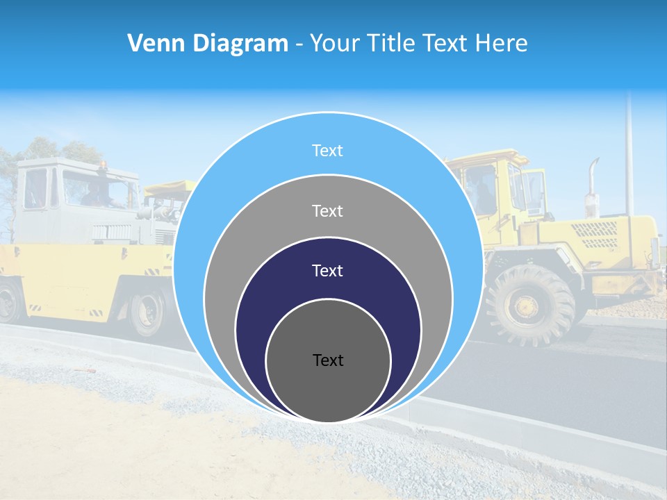 Crew Vehicle Paver PowerPoint Template