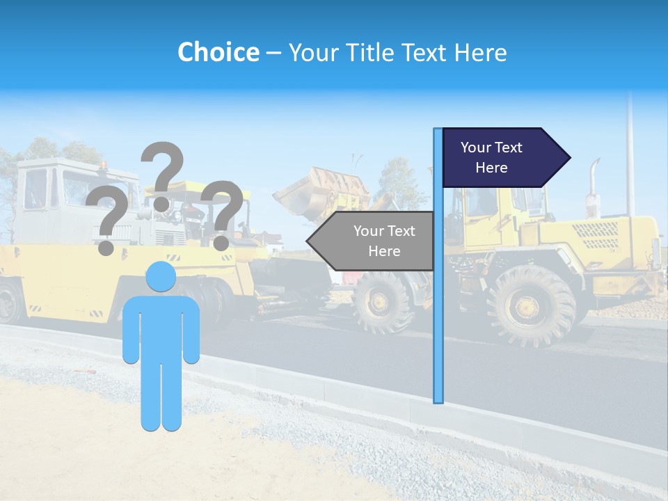 Crew Vehicle Paver PowerPoint Template