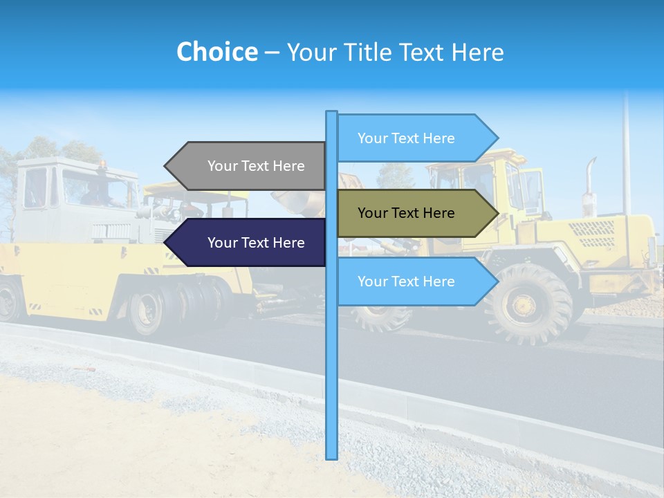 Crew Vehicle Paver PowerPoint Template