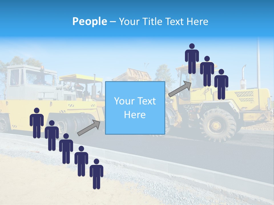 Crew Vehicle Paver PowerPoint Template