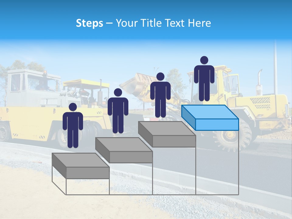 Crew Vehicle Paver PowerPoint Template