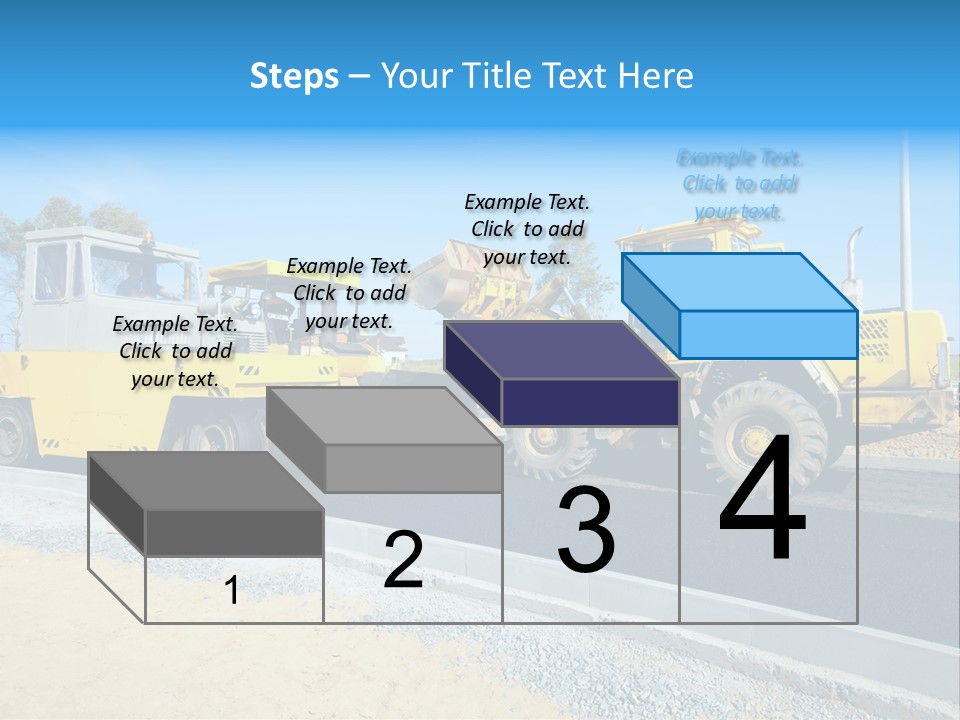 Crew Vehicle Paver PowerPoint Template