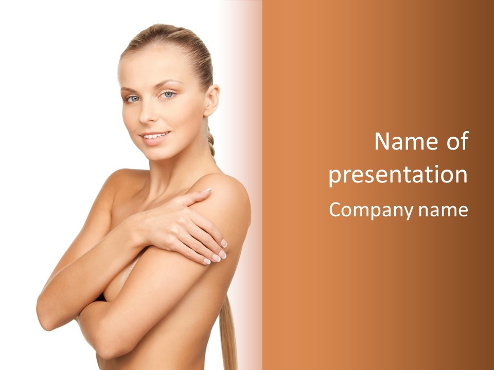 Hygiene Tempting Vitality PowerPoint Template