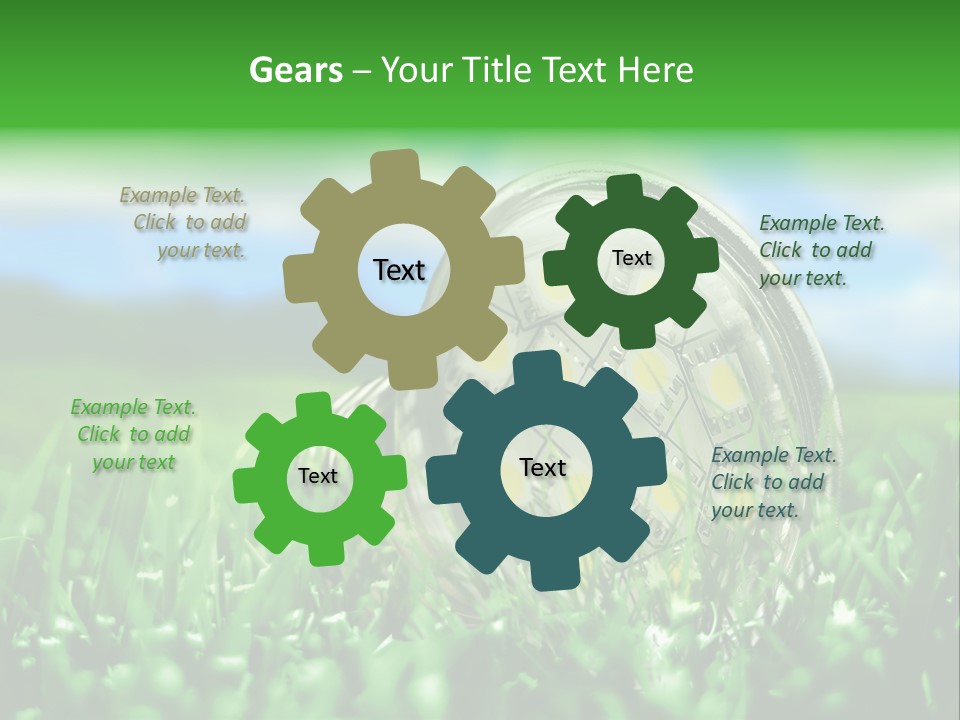 Spot Meadow Smog PowerPoint Template